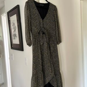 Abercrombie Midi High Low Floral Dress